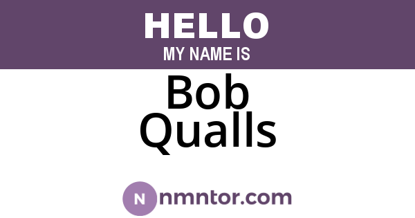 Bob Qualls