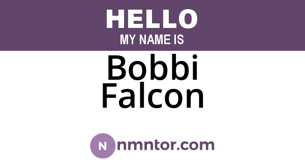 Bobbi Falcon