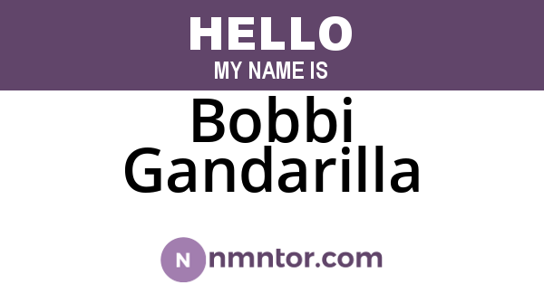 Bobbi Gandarilla