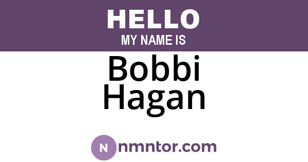 Bobbi Hagan