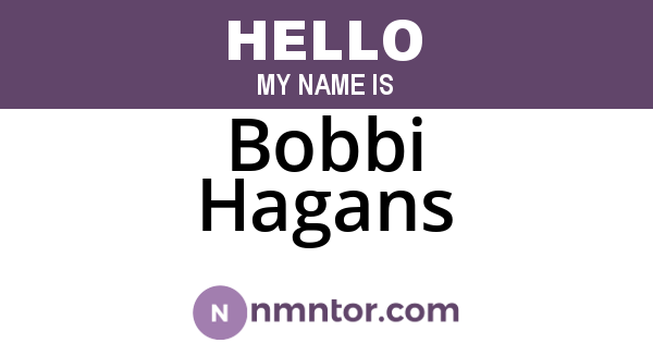 Bobbi Hagans