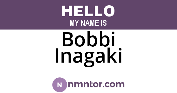 Bobbi Inagaki