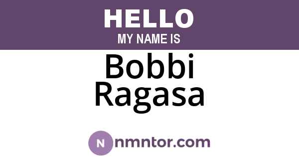 Bobbi Ragasa
