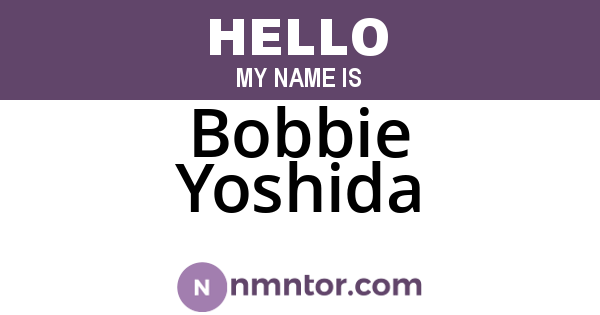 Bobbie Yoshida