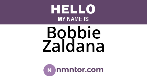 Bobbie Zaldana