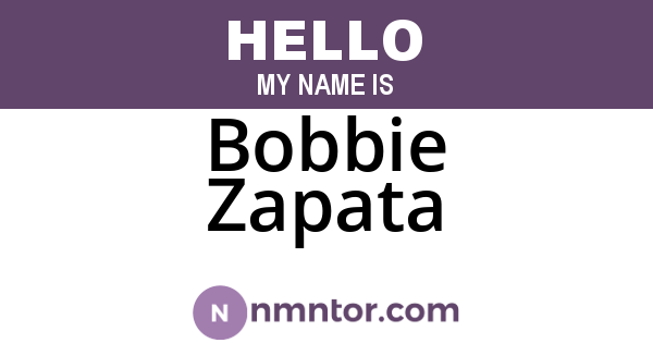 Bobbie Zapata