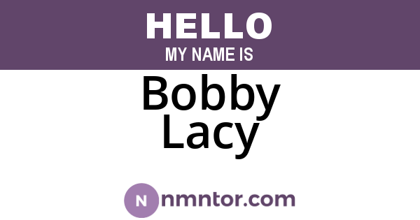 Bobby Lacy