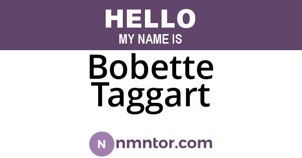Bobette Taggart