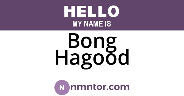Bong Hagood