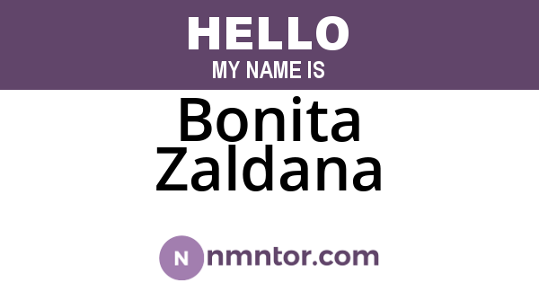 Bonita Zaldana