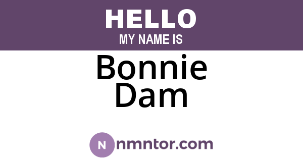 Bonnie Dam