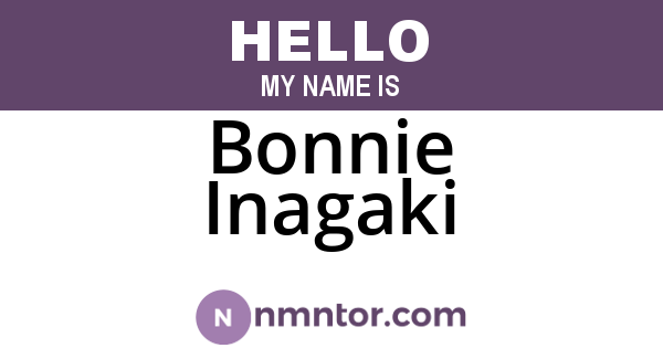 Bonnie Inagaki