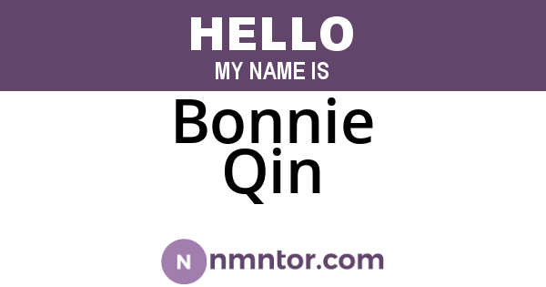 Bonnie Qin