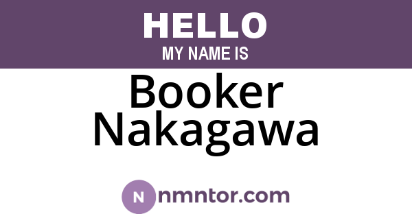 Booker Nakagawa