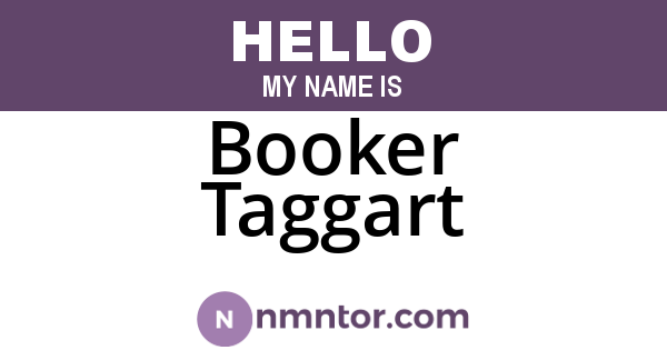 Booker Taggart
