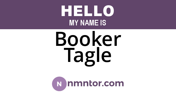 Booker Tagle
