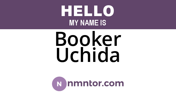 Booker Uchida