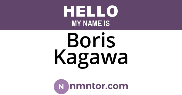 Boris Kagawa