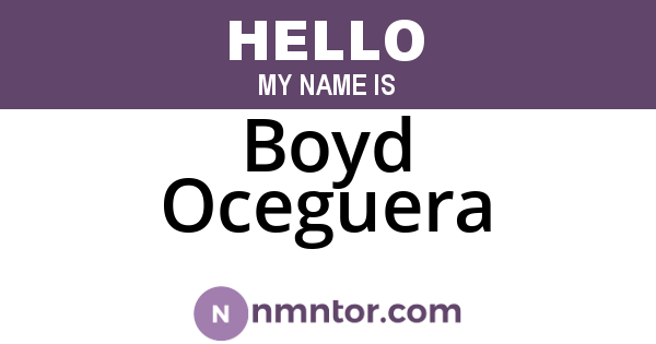 Boyd Oceguera