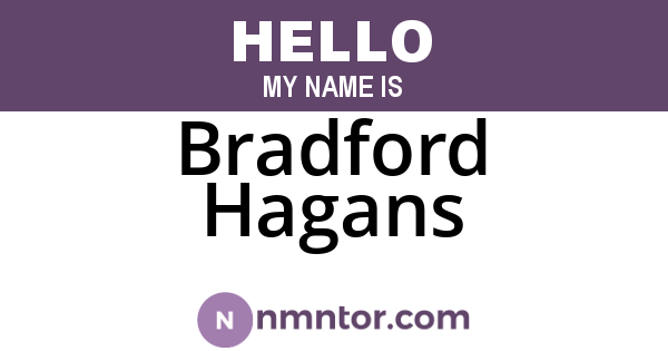 Bradford Hagans