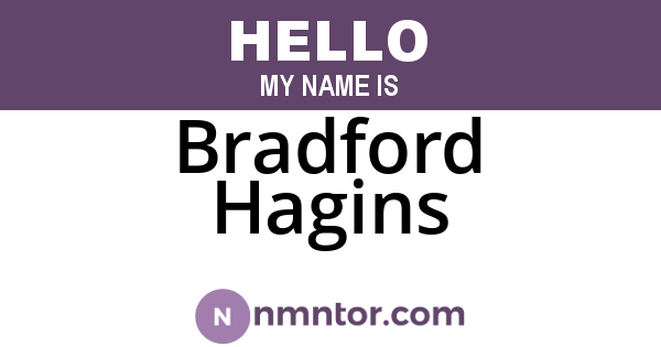 Bradford Hagins