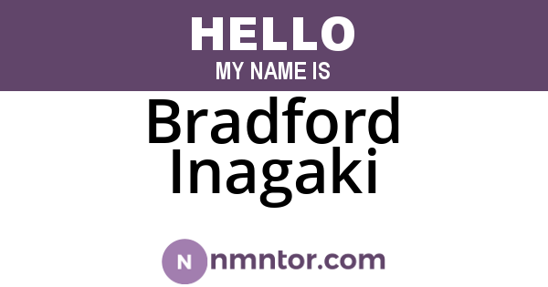 Bradford Inagaki