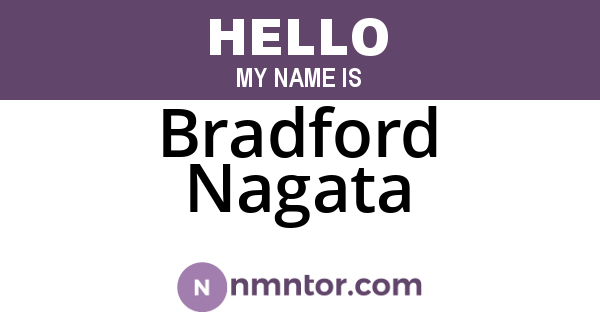 Bradford Nagata