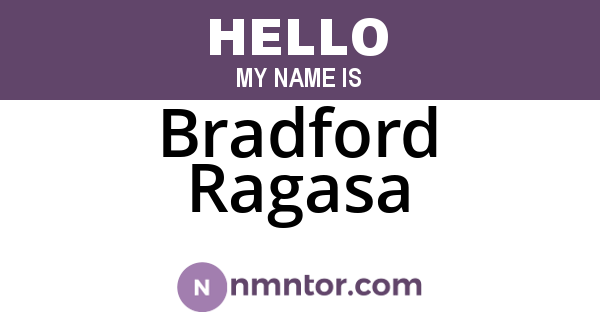 Bradford Ragasa