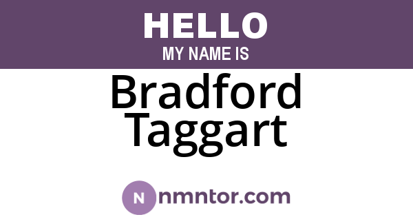 Bradford Taggart
