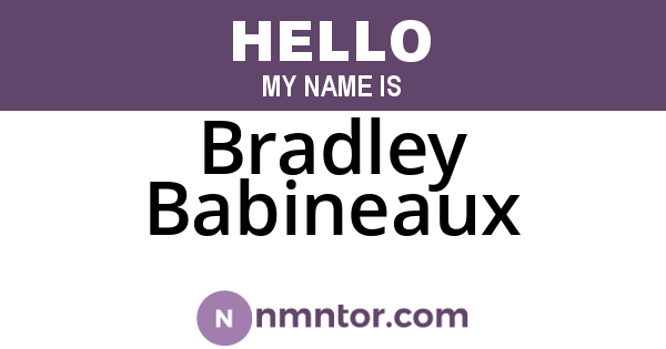 Bradley Babineaux