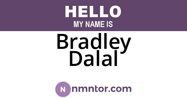 Bradley Dalal