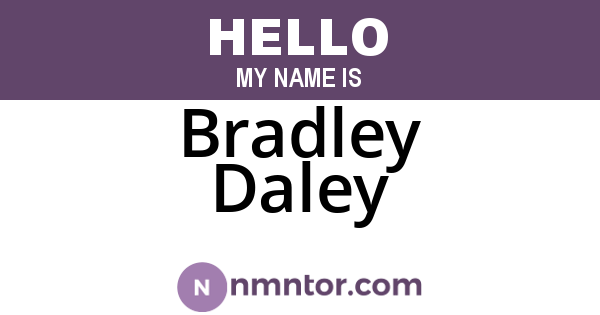 Bradley Daley