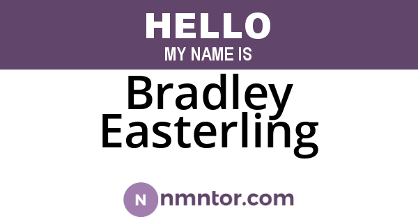 Bradley Easterling