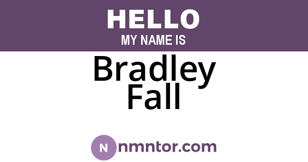 Bradley Fall