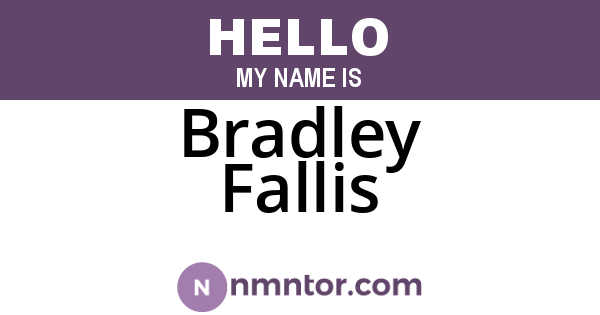 Bradley Fallis