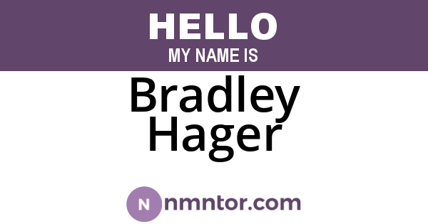 Bradley Hager