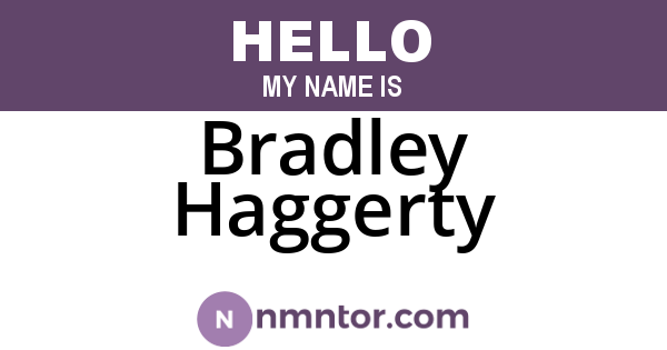Bradley Haggerty