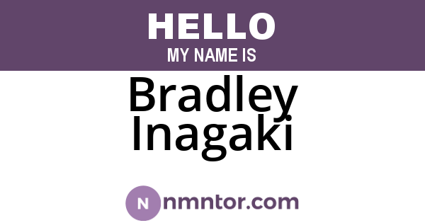 Bradley Inagaki