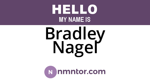 Bradley Nagel