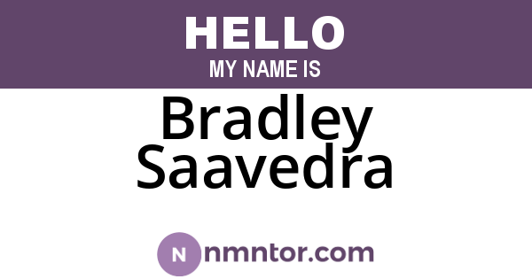 Bradley Saavedra