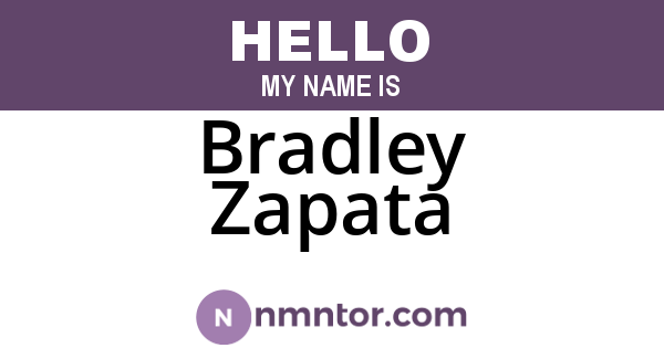 Bradley Zapata