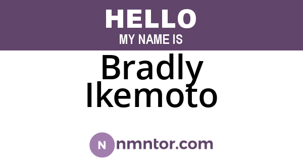 Bradly Ikemoto
