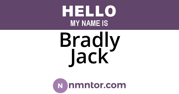 Bradly Jack