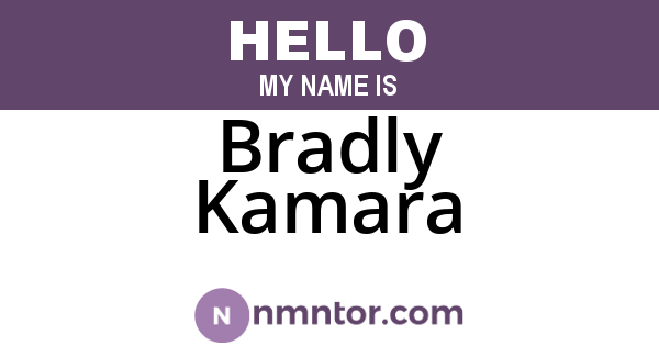 Bradly Kamara