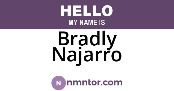 Bradly Najarro