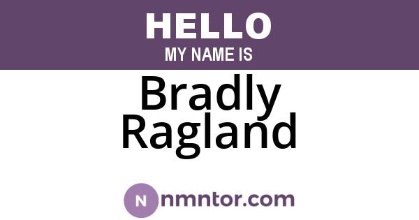 Bradly Ragland