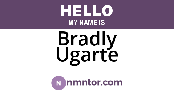 Bradly Ugarte