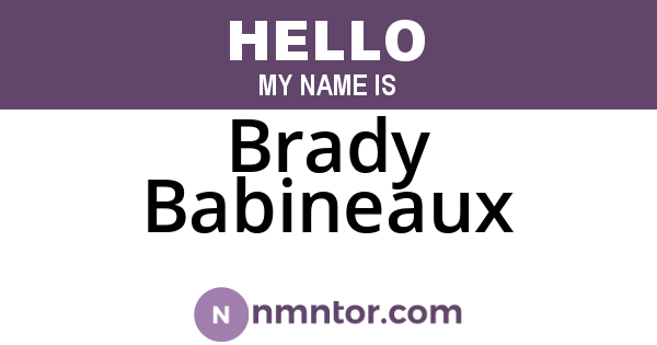 Brady Babineaux