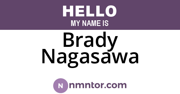 Brady Nagasawa