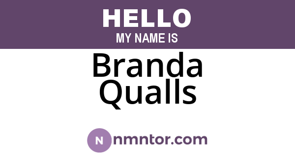 Branda Qualls